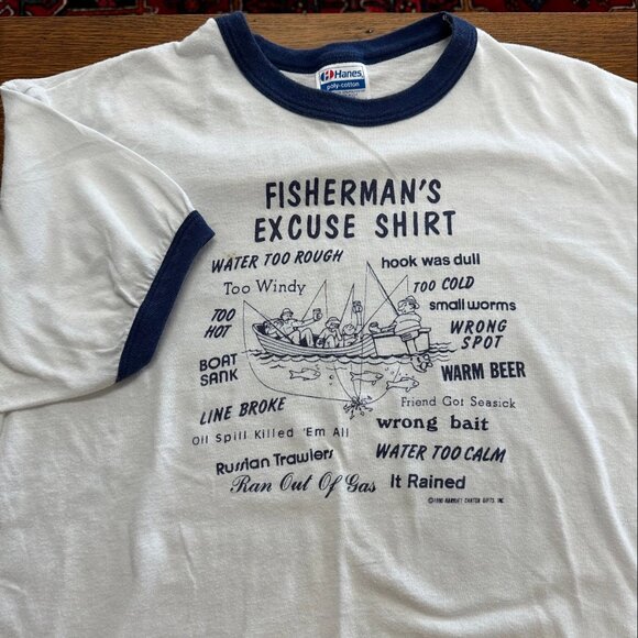 Vintage Other - Vintage Fisherman’s Excuse Shirt Size Extra Large XL